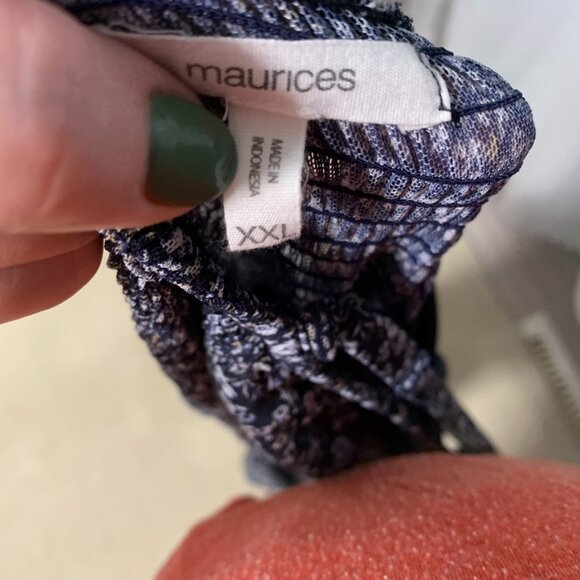 Blue Floral Lined Summer Jumpsuit - Picture 8 of 8